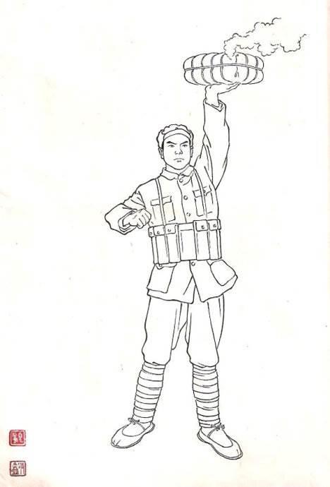 革命先烈简笔画 革命先烈简笔画手抄报
