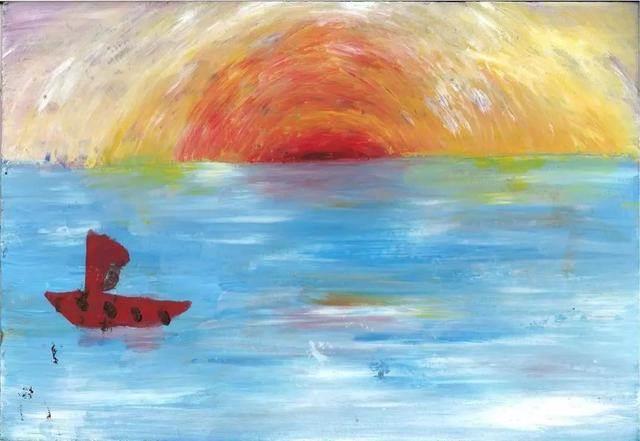 海上日出简笔画 海上日出简笔画怎么画