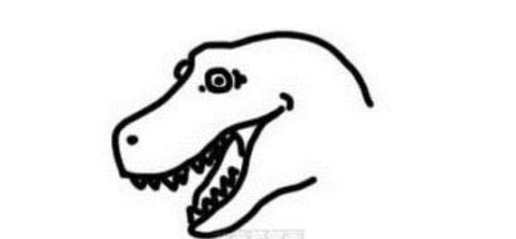 简单好看的恐龙简笔画详细步骤教程