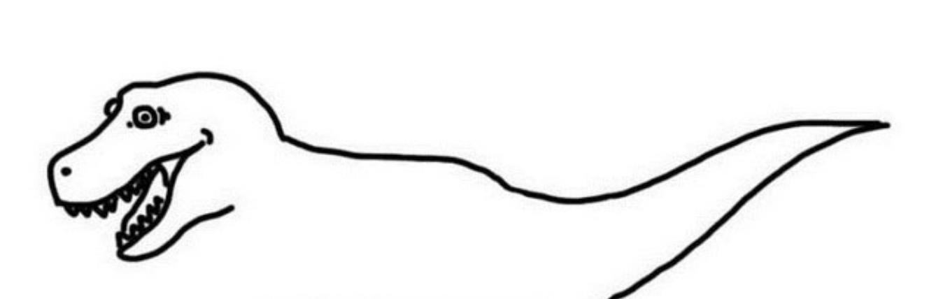 简单好看的恐龙简笔画详细步骤教程