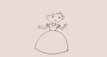 小公主简笔画 学画画的正确方法