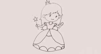 小公主简笔画 学画画的正确方法