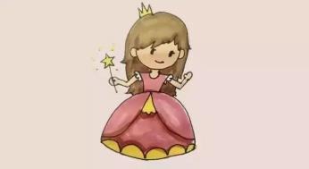 小公主简笔画 学画画的正确方法