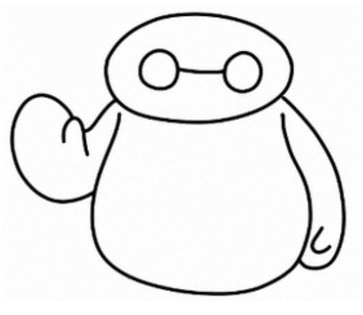 大白简笔画绘画教程 七步就能画成