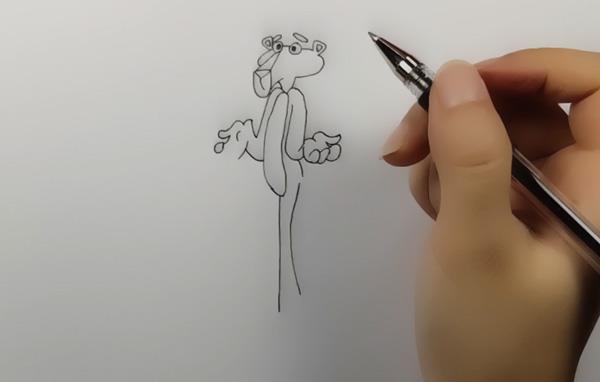 粉红豹手绘绘画教程