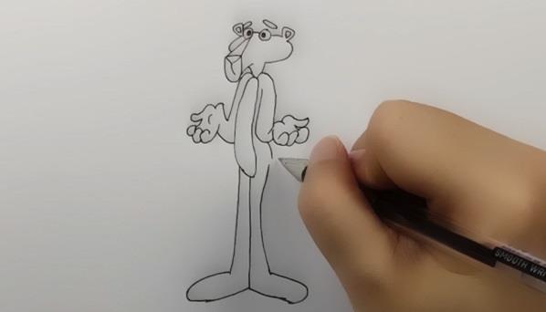 粉红豹手绘绘画教程