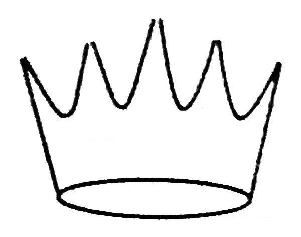 怎样画冰公主的皇冠简笔画