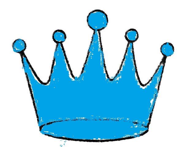 怎样画冰公主的皇冠简笔画