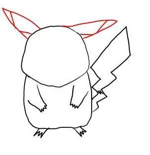 怎么用三步画皮卡丘的步骤教程