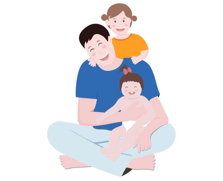 儿童送给爸爸的简笔画图片欣赏