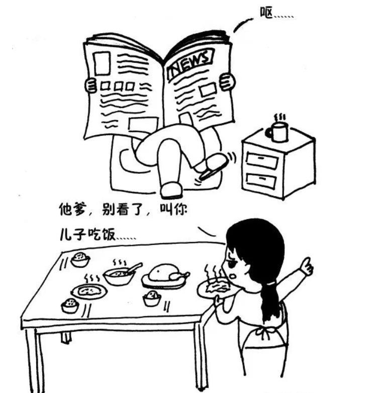 儿童送给爸爸的简笔画图片欣赏