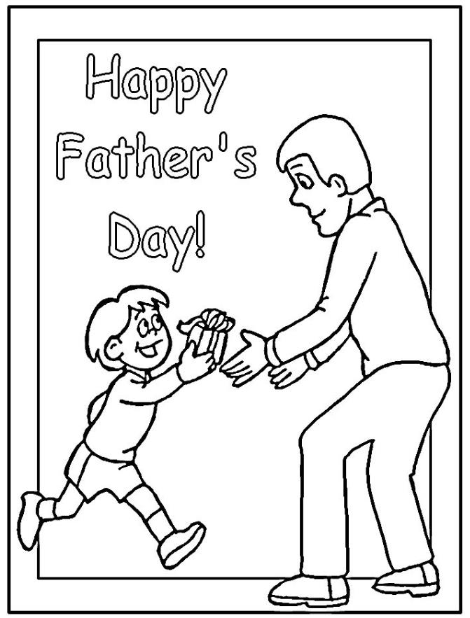 儿童送给爸爸的简笔画图片欣赏