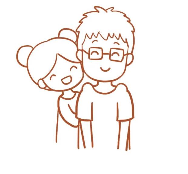 如何画爸爸的简笔画步骤图解