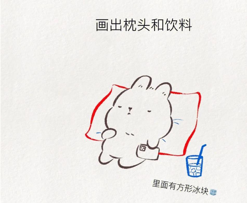 零基础绘画:炎热的天气怎么画简笔画