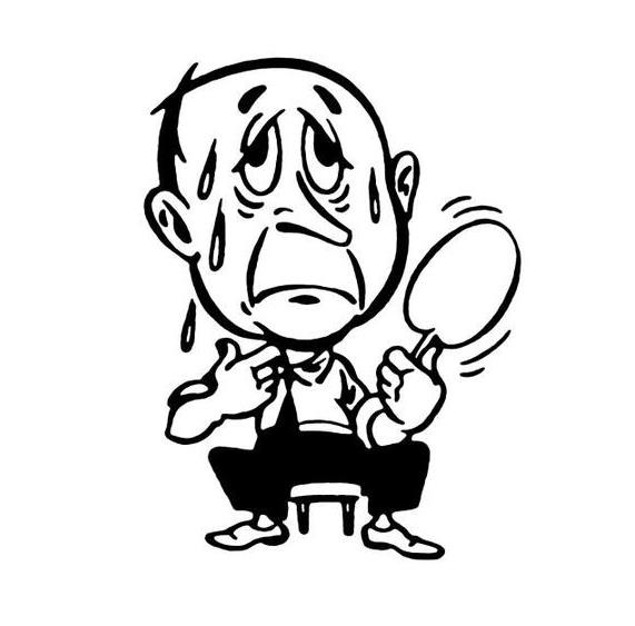 夏天流汗简笔画简单又漂亮