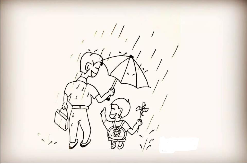 幼儿简笔画爸爸的画法步骤图片