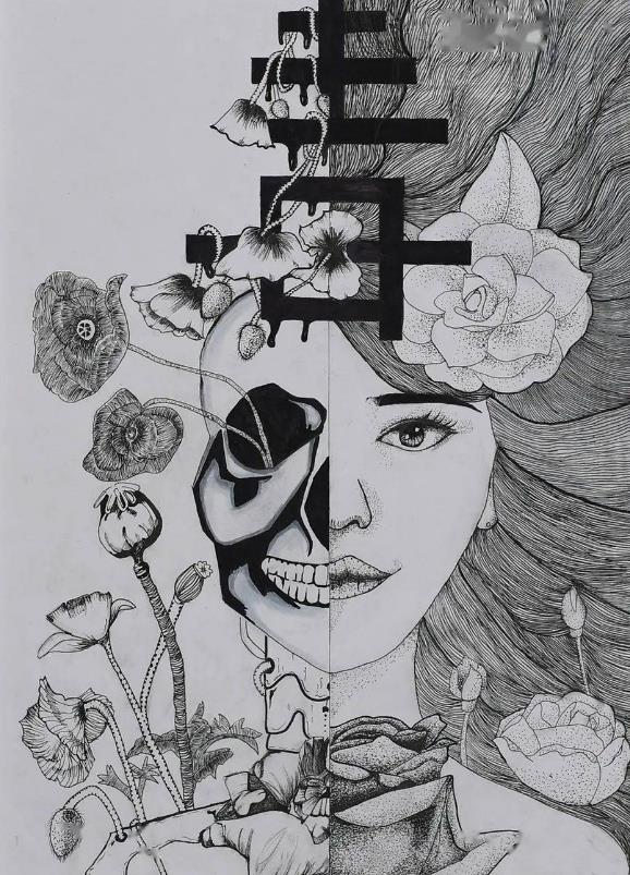 2023最新远离毒品简笔画