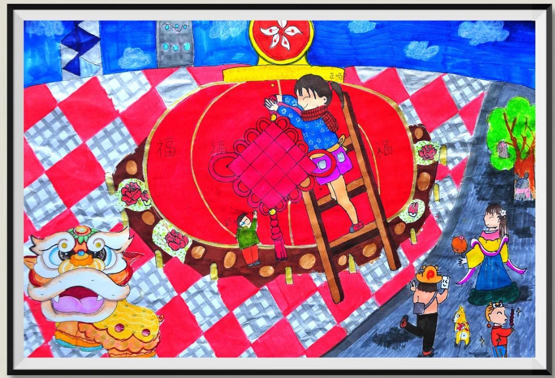 庆祝香港回归简笔画图片简单又漂亮