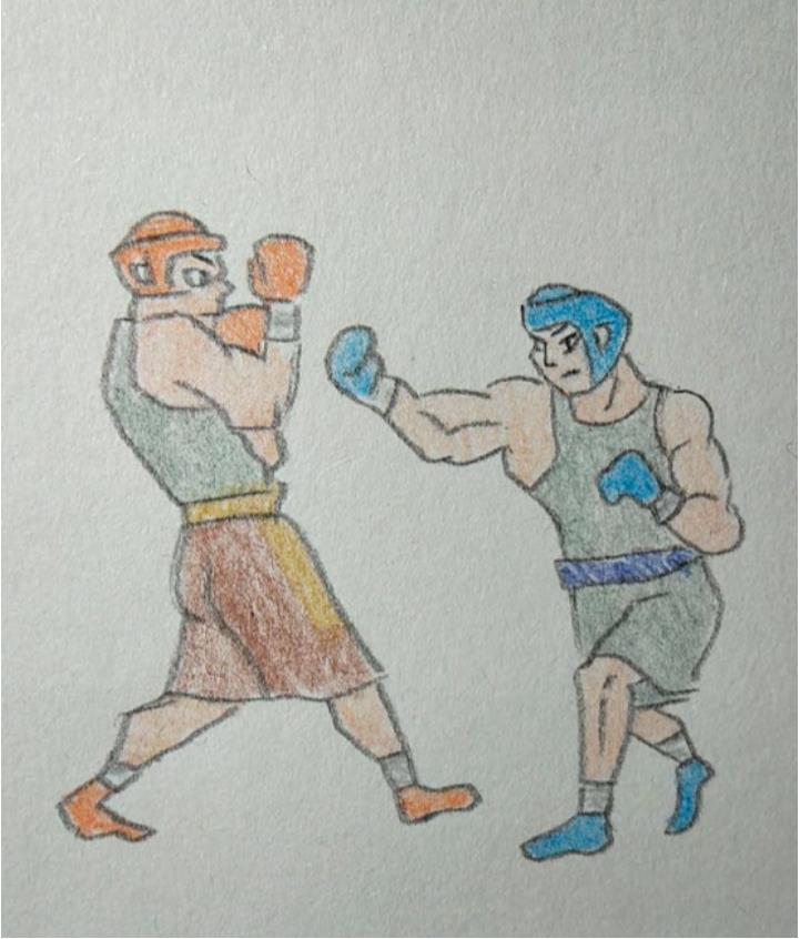 关于各种运动简笔画图片作品欣赏