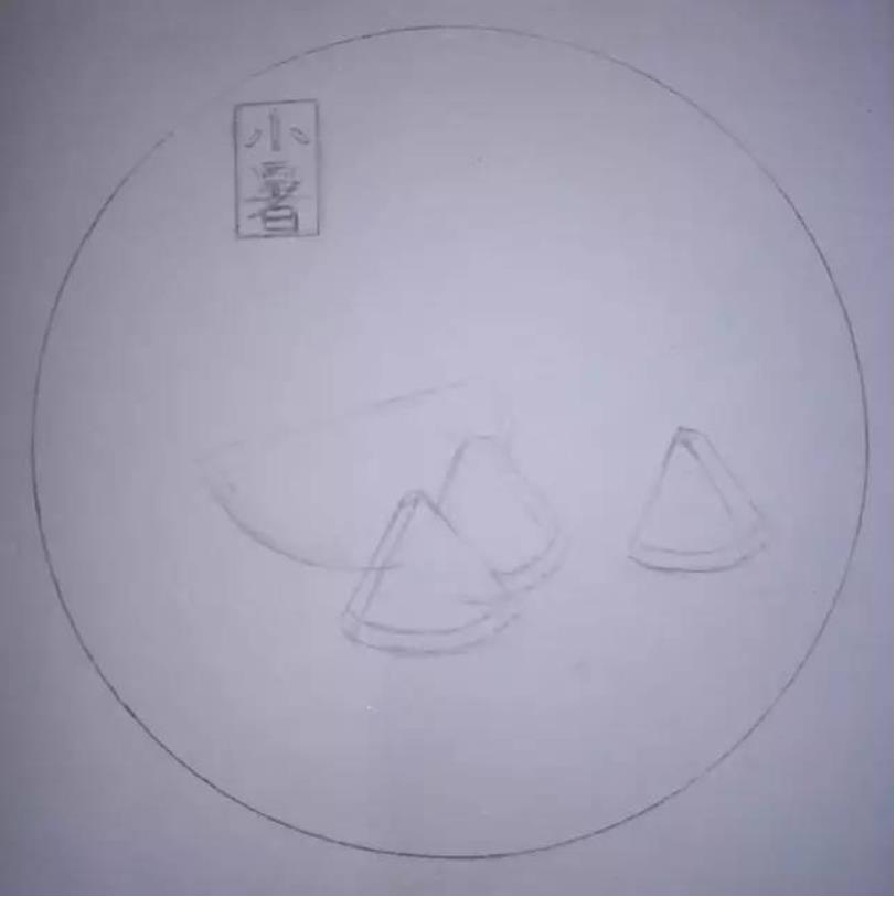 2023年原创24节气小暑简笔画彩色