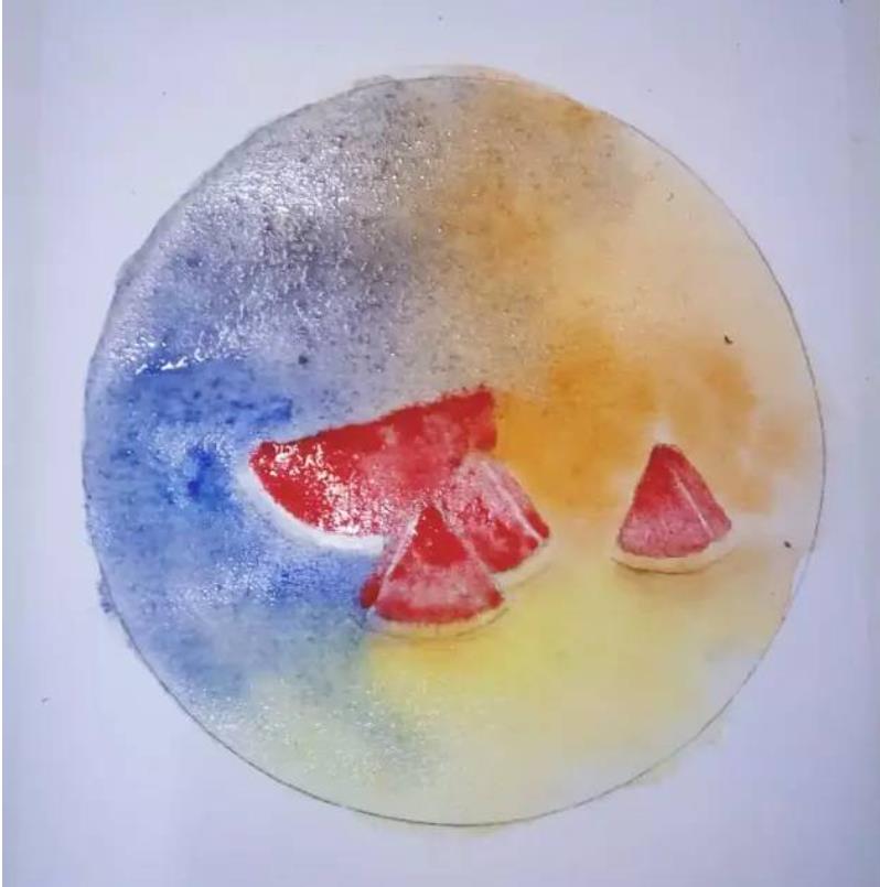 2023年原创24节气小暑简笔画彩色