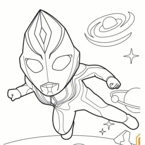 奥特曼怎么画最简单 奥特曼简笔卡通画