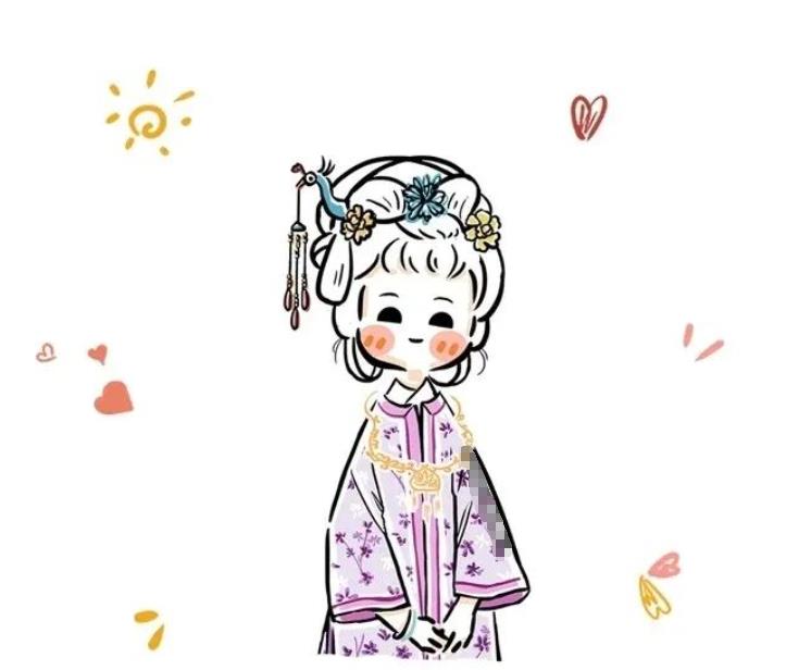 儿童创意美术:红楼梦人物画像简笔画作品欣赏
