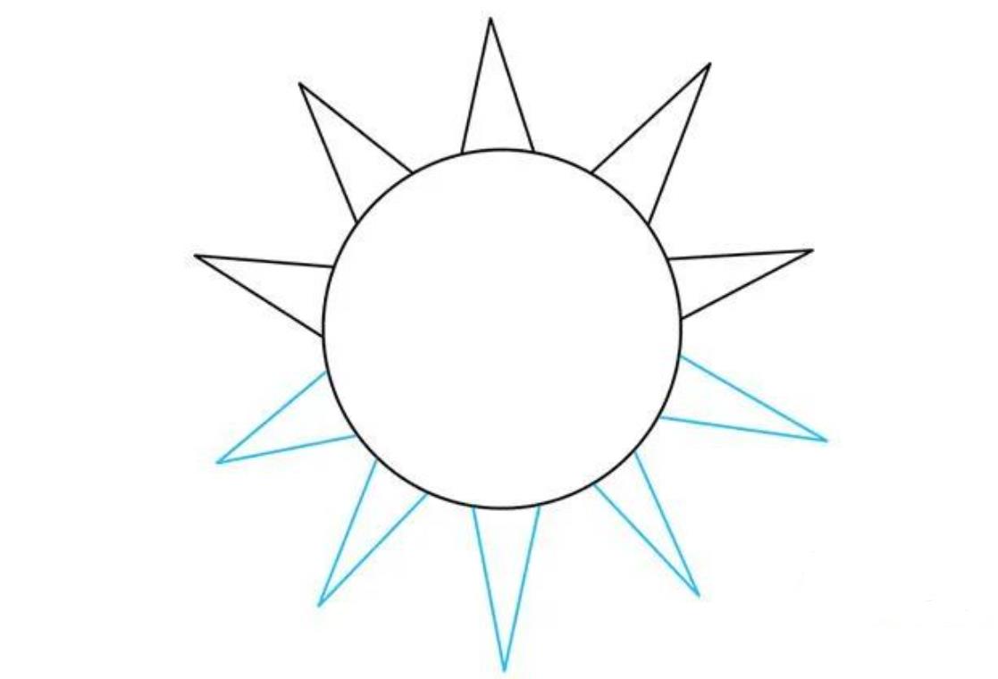 儿童创意美术:太阳怎么画好看又简单