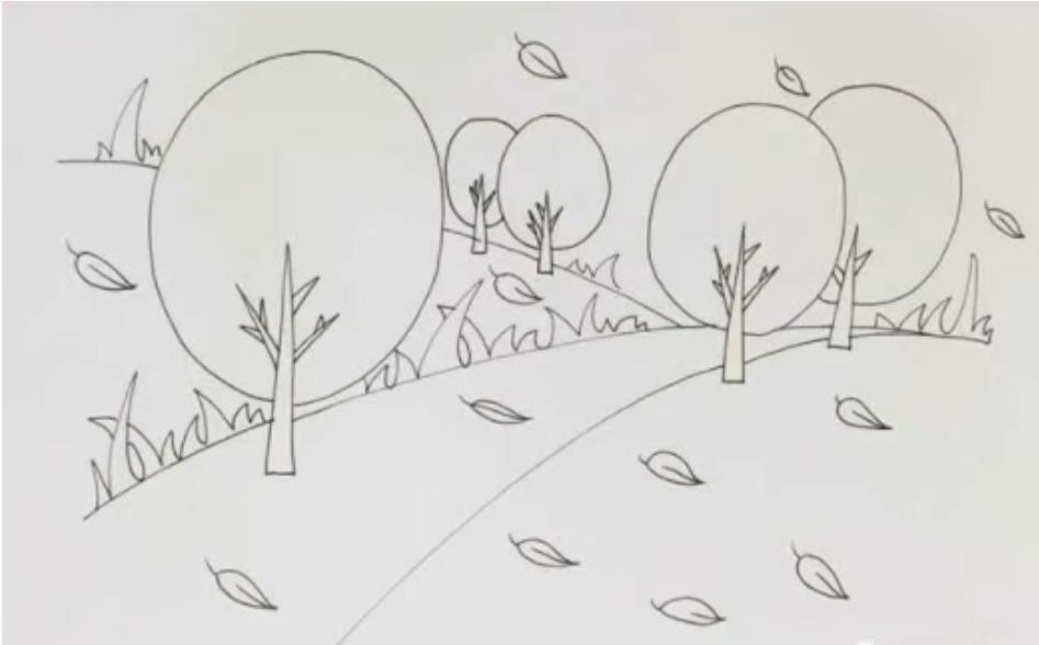 秋天怎么画简单好看(含教程步骤)