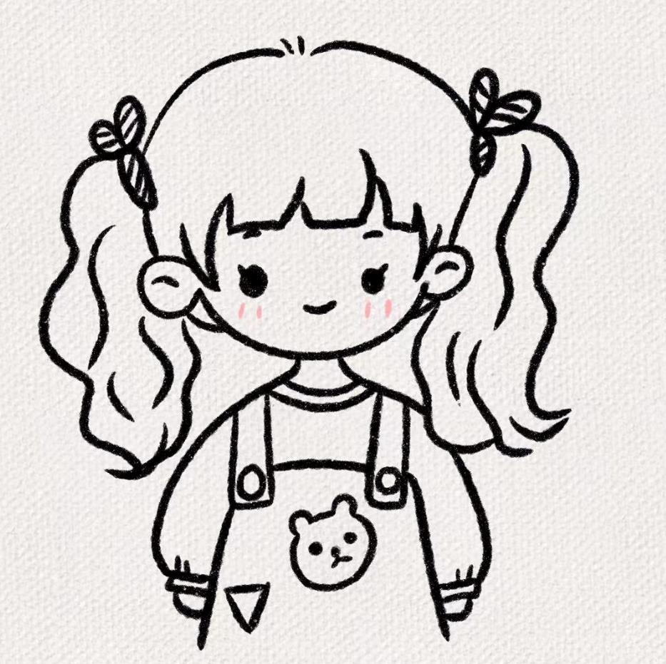 【简笔画教程】卡通人物怎么画简单又漂亮