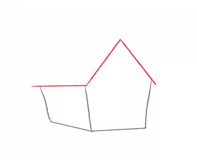 儿童简笔画系列:简单的房子怎么画简单又漂亮