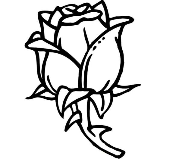 用123画玫瑰花怎么画 玫瑰花简笔画一朵