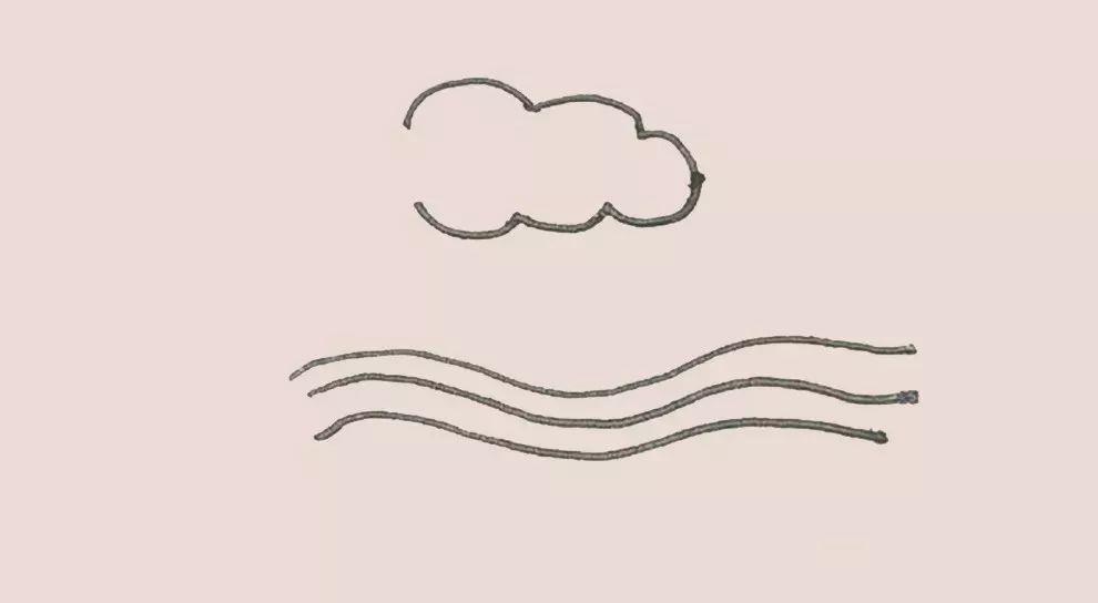 儿童简笔画系列:波浪怎么画简单又好看