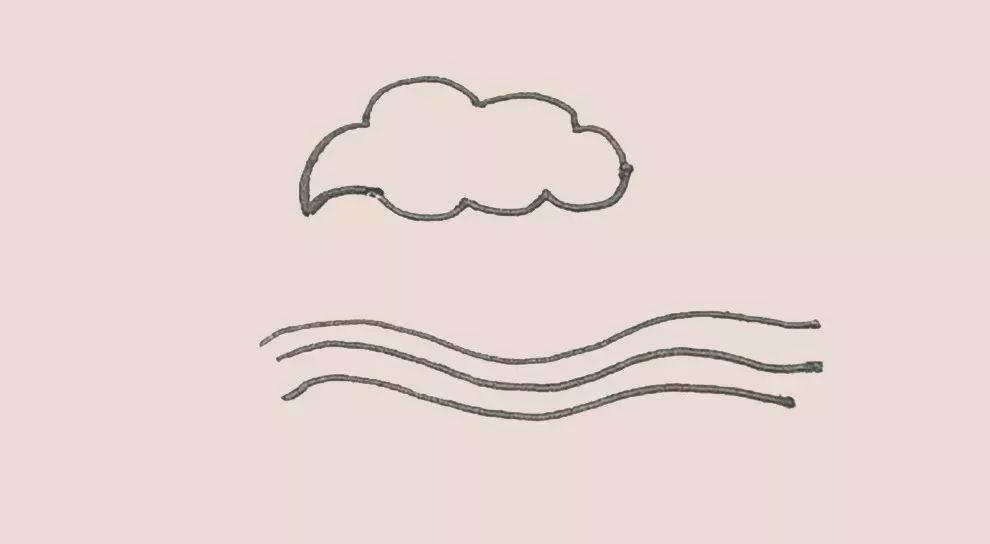 儿童简笔画系列:波浪怎么画简单又好看