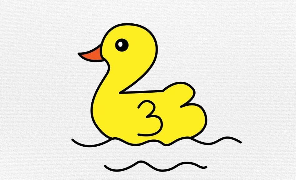 简笔画系列：小鸭子怎么画简单又漂亮