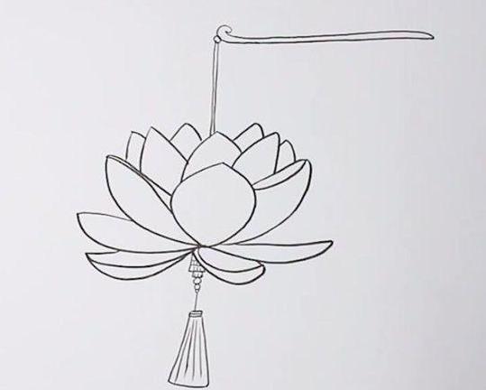 元宵节的花灯怎么画 元宵节花灯简笔画图片