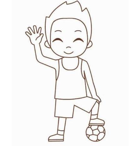 最新6岁儿童绘画教程小男孩大全