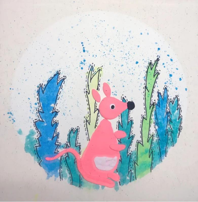 儿童简笔画系列:袋鼠怎么画简单又可爱