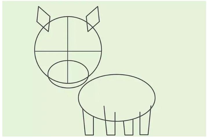 儿童简笔画:马的简单画法教程