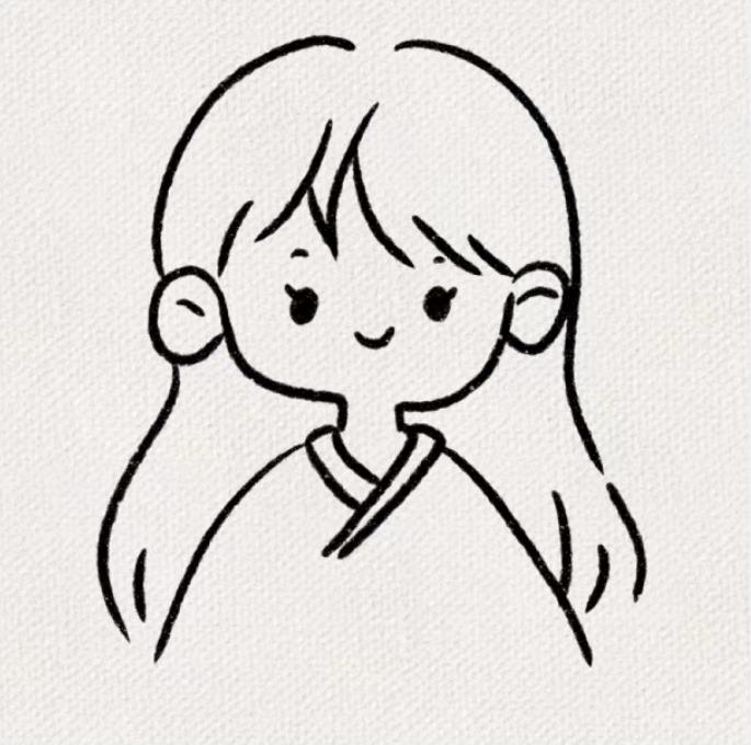 卡通女孩怎么画简单又漂亮