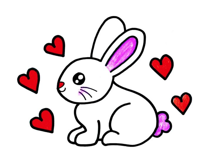 10秒画一只简单玉兔怎么画(含步骤图解)