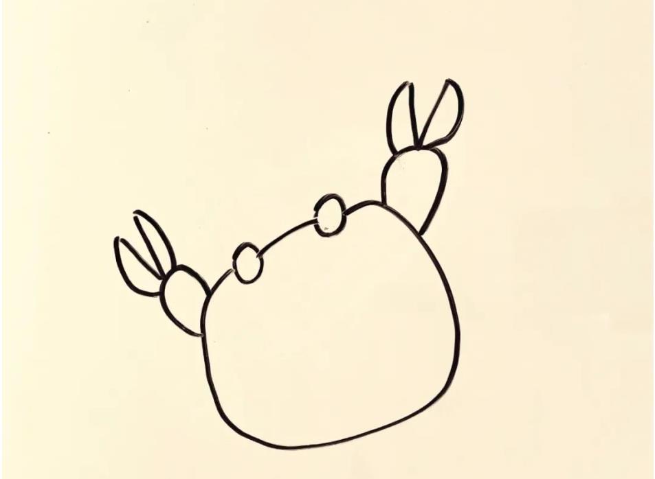 螃蟹怎么画简笔画图片可爱又漂亮