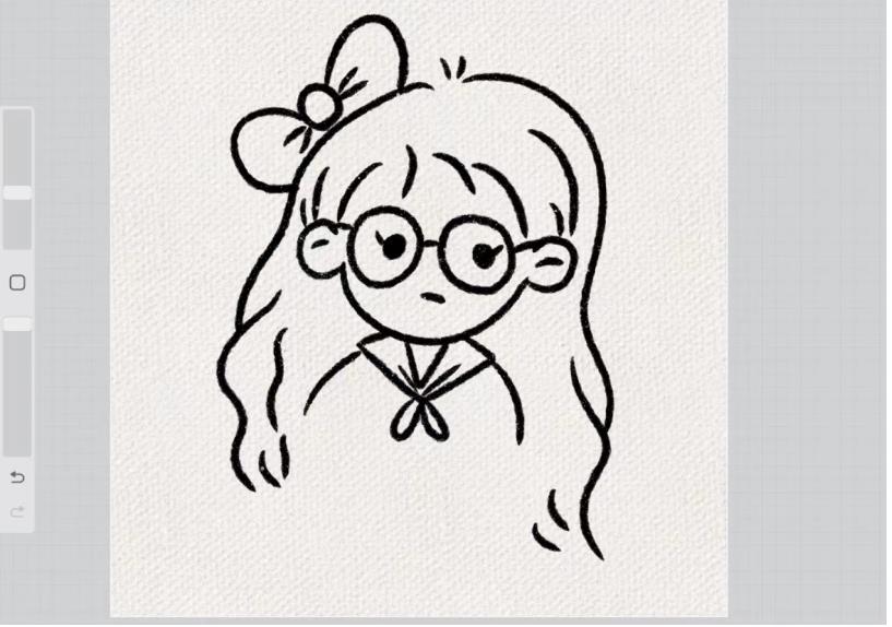 卡通美少女怎么画简单又漂亮