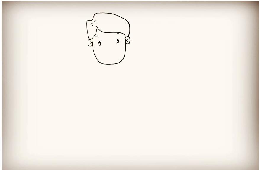 儿童创意美术：爸爸简笔画头像简单又帅气