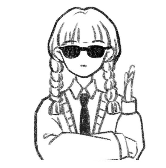 女孩简笔画头像简单又漂亮