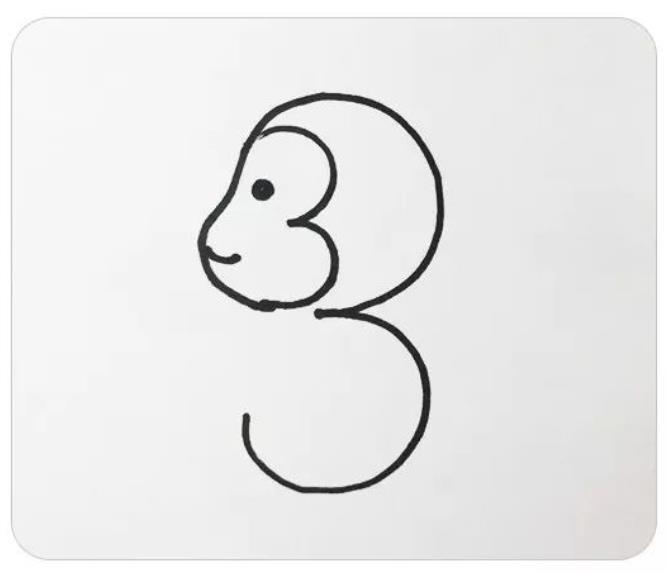 儿童画一只最简单的猴子可爱(含教程步骤)