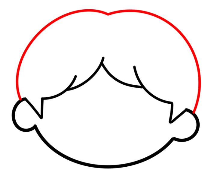 小女孩简笔画头像简单又好看(含步骤教程)