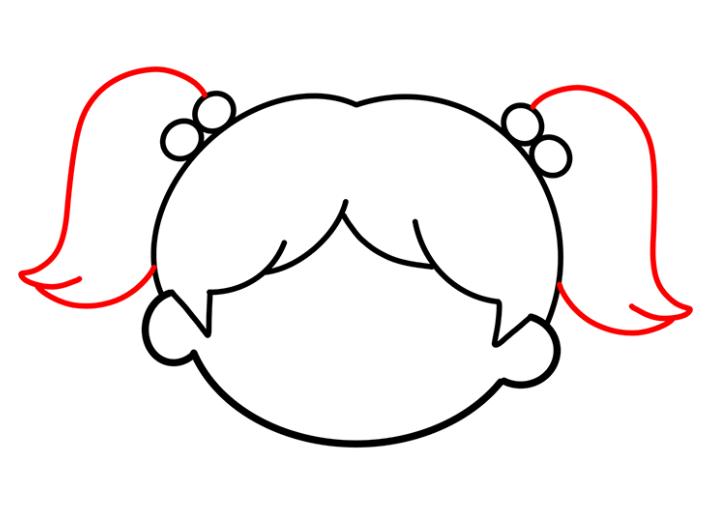 小女孩简笔画头像简单又好看(含步骤教程)