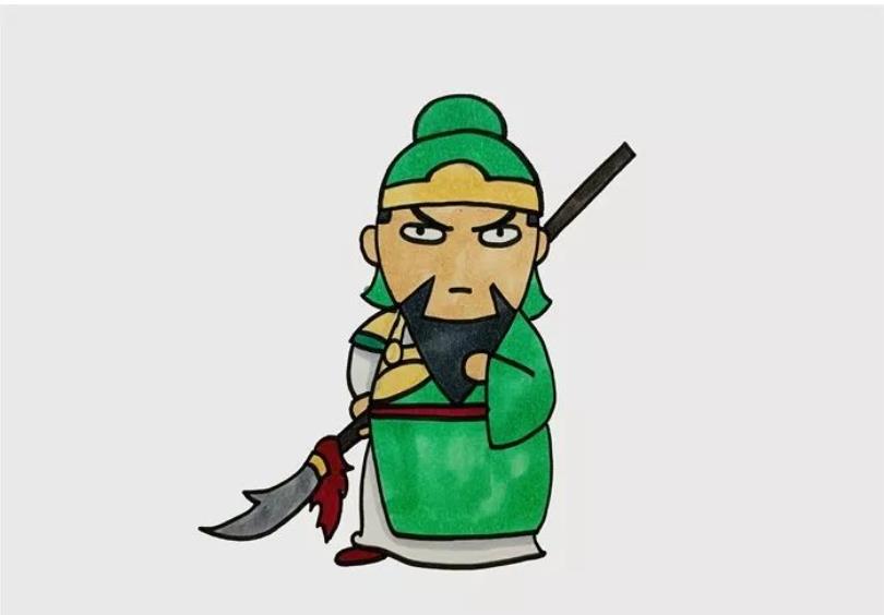 关羽怎么画简单又帅气 一步一步画关羽