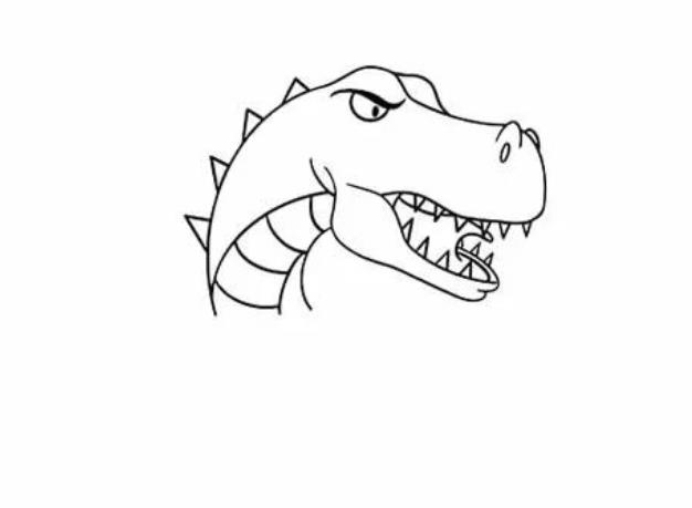 儿童创意美术：霸王龙怎么画简单又可爱